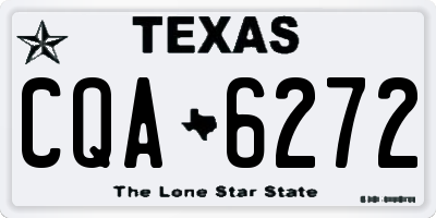 TX license plate CQA6272