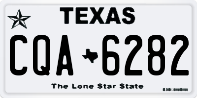 TX license plate CQA6282