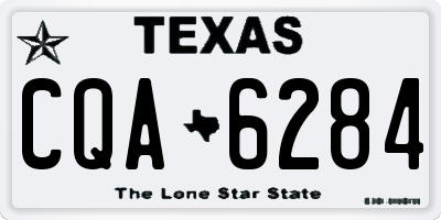 TX license plate CQA6284