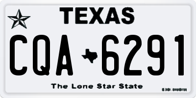 TX license plate CQA6291