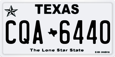 TX license plate CQA6440