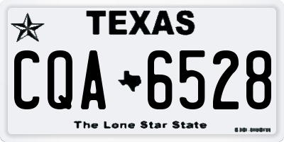 TX license plate CQA6528