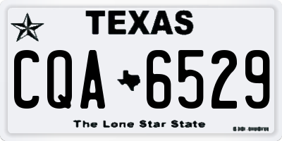 TX license plate CQA6529