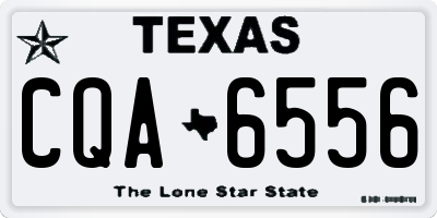 TX license plate CQA6556
