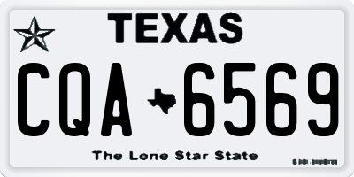 TX license plate CQA6569