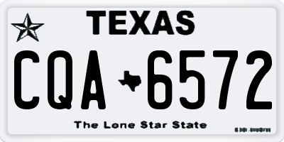 TX license plate CQA6572