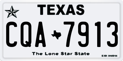 TX license plate CQA7913