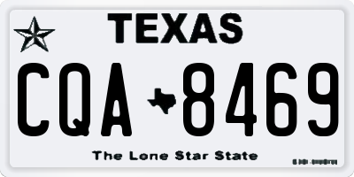TX license plate CQA8469