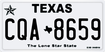 TX license plate CQA8659