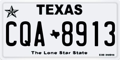 TX license plate CQA8913