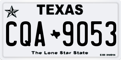TX license plate CQA9053