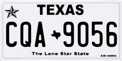 TX license plate CQA9056