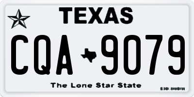 TX license plate CQA9079