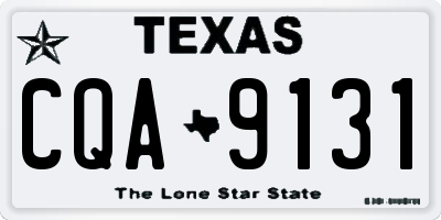 TX license plate CQA9131