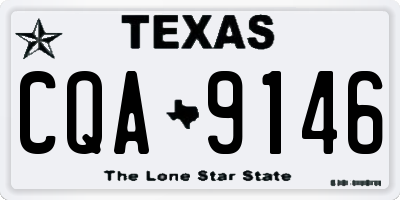 TX license plate CQA9146