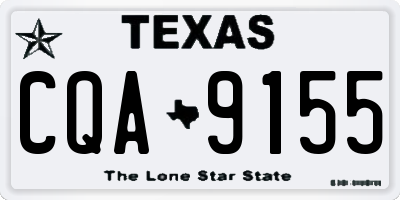 TX license plate CQA9155