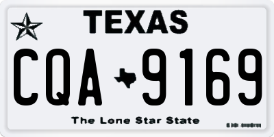 TX license plate CQA9169