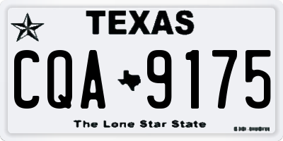 TX license plate CQA9175