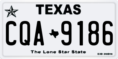 TX license plate CQA9186