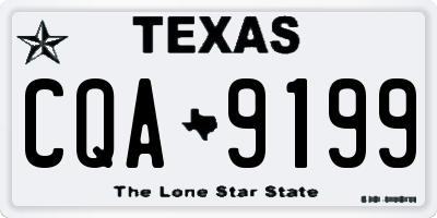 TX license plate CQA9199