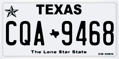 TX license plate CQA9468