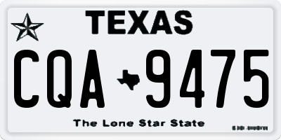 TX license plate CQA9475
