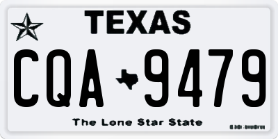 TX license plate CQA9479