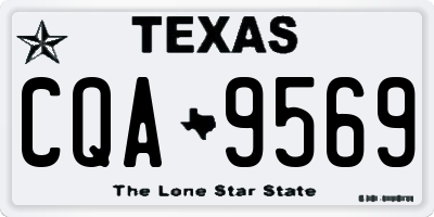 TX license plate CQA9569