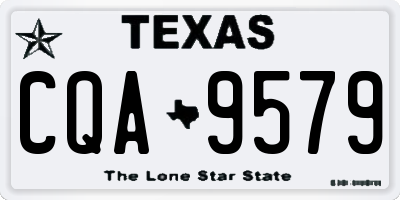TX license plate CQA9579