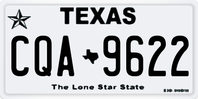 TX license plate CQA9622