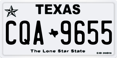 TX license plate CQA9655