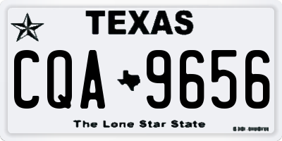 TX license plate CQA9656