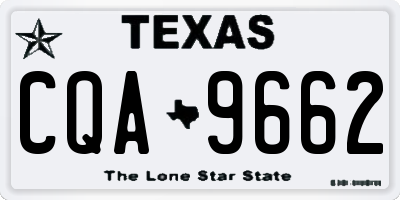TX license plate CQA9662