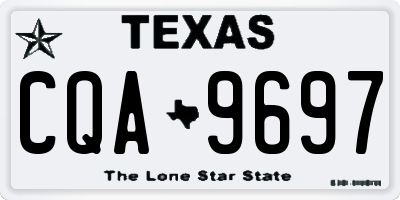 TX license plate CQA9697