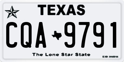 TX license plate CQA9791