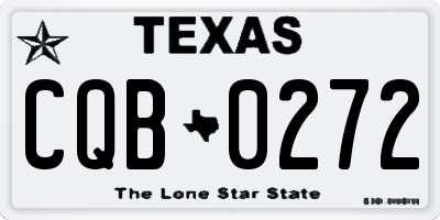 TX license plate CQB0272