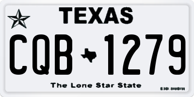TX license plate CQB1279