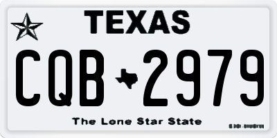 TX license plate CQB2979