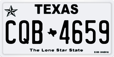 TX license plate CQB4659