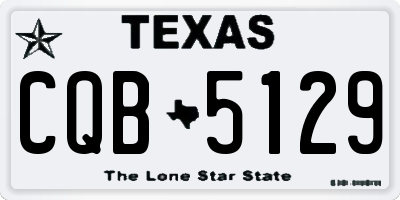 TX license plate CQB5129