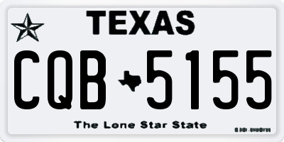 TX license plate CQB5155