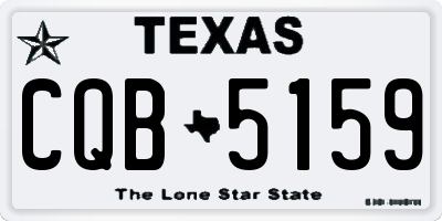 TX license plate CQB5159