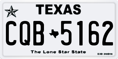 TX license plate CQB5162