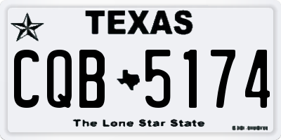 TX license plate CQB5174