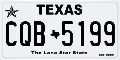 TX license plate CQB5199