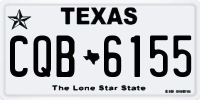 TX license plate CQB6155