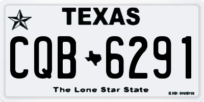 TX license plate CQB6291