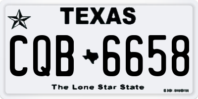 TX license plate CQB6658