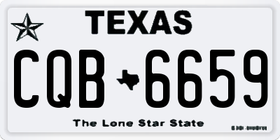 TX license plate CQB6659