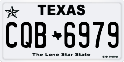 TX license plate CQB6979